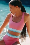 Beach Riot Marin Bikini Top In Multi