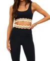 Beach Riot Marin Bra Top In Mystic Colorblock In Black