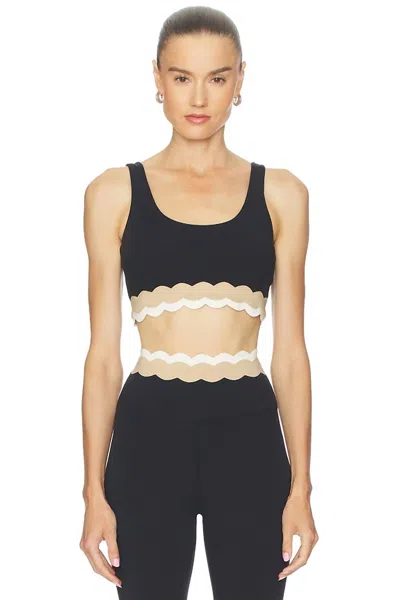 Beach Riot Marin Top In Mystic Colorblock In Blue