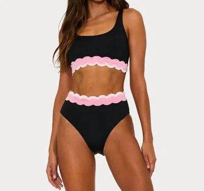 Beach Riot Marin Top In Sweet Berry Wave In Multi