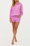 Beach Riot Martina Polo Top In Shell Pink