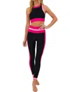 Beach Riot Melina Rib Colorblock High Waist Leggings In Multi