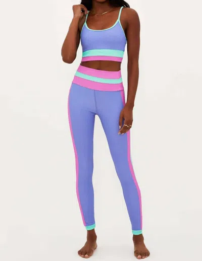Beach Riot Melinda Legging In High Tide Colorblock In Multi