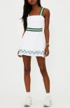 Beach Riot Miriam Active Skirted Romper In White