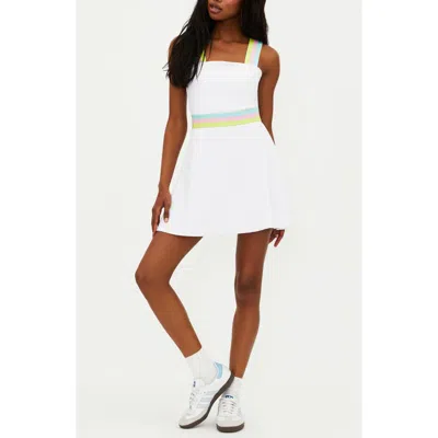 BEACH RIOT BEACH RIOT MIRIAM CHECK JACQUARD ACTIVE DRESS