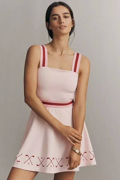 Beach Riot Miriam Golf Mini Dress In Pink