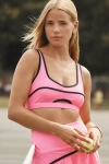 Beach Riot Moxie Sports Bra In Pink