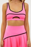 Beach Riot Moxie Sports Bra In Radiant Orchid