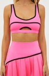 Beach Riot Moxie Sports Bra In Radiant Orchid