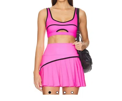 Beach Riot Moxie Top In Radiant Orchid In Multi