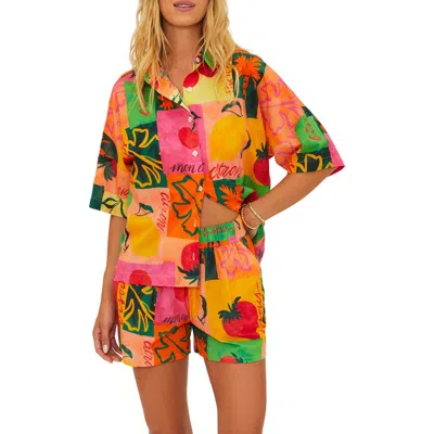 Beach Riot Naida Top In Orange