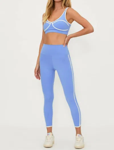 Beach Riot Nella High Waist Leggings In Alps Blue