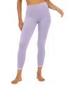 Beach Riot Nella Side Stripe Ankle Leggings In French Lavender
