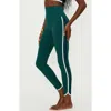 Beach Riot Nella Legging In Pine Green Colorblock In Pine Green