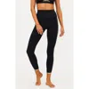 Beach Riot Nella Side Stripe Ankle Leggings In Black