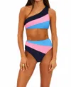 Beach Riot Nina Bikini Top In Paradise Harbor Colorblock In Multi