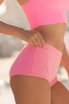 Beach Riot Nyx High-waisted Boyshort Bikini Bottoms In Pink