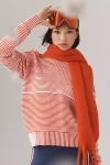 Beach Riot Occulus Crew-neck Sweater In Animal Print