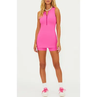 Beach Riot Olina Textured Back Cutout Romper