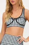 Beach Riot Olympia Cutout Sports Bra In Black