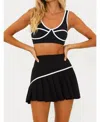 Beach Riot Olympia Top In Black