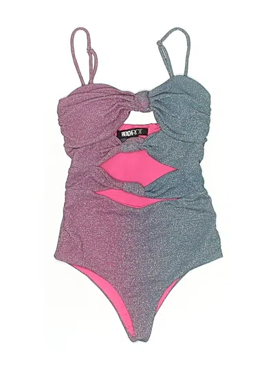 Pre-owned Beach Riot One Piece Swimsuit In Gray