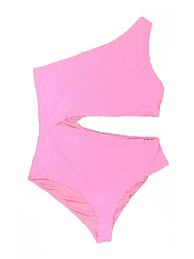 Pre-owned Beach Riot One Piece Swimsuit In Pink