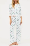 Beach Riot Pacific Pajamas In White