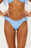 Beach Riot Paige Bikini Bottoms In Iris Petal
