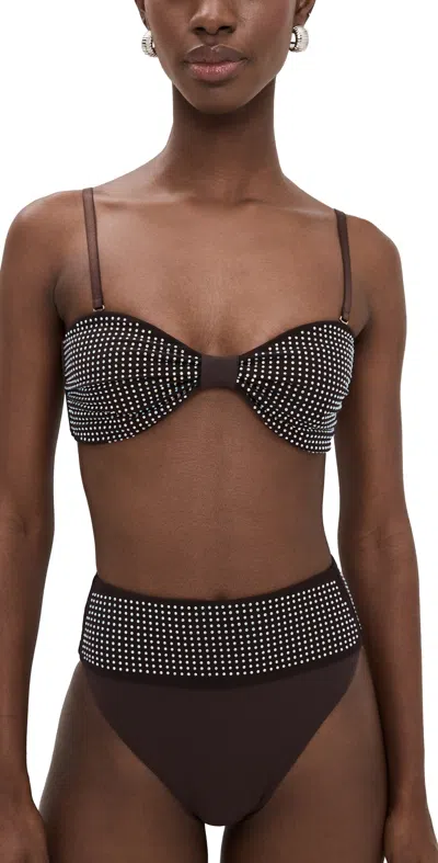 Beach Riot Paula Top Java Jewel