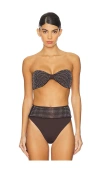 Beach Riot Paula Rhinestone Bra In Java Jewel In Java Jewel