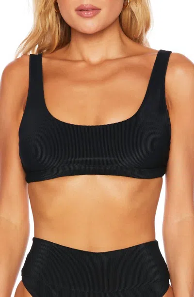 BEACH RIOT PEYTON TOP IN BLACK