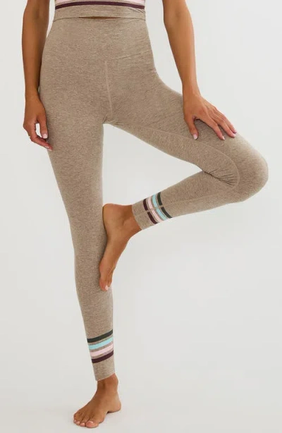 Beach Riot Piper High Waist Leggings In Brown