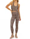 Beach Riot Piper Legging In Midnight Houndstooth In Multi