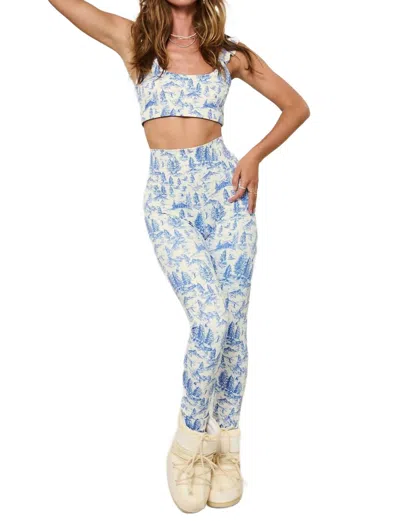 Beach Riot Piper Leggings In Blue