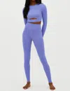 Beach Riot Piper Leggings In Periwinkle In Blue