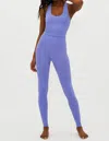 Beach Riot Piper Leggings In Periwinkle Waffle In Purple