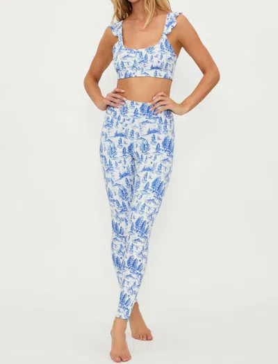 Beach Riot Piper Leggings In White Light Blue