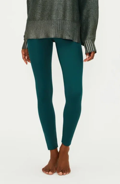 Beach Riot Piper Shine Legging In Pine In Green