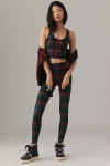 Beach Riot Piper Patterned High-rise Leggings In Blue