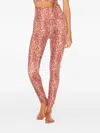 Beach Riot Piper Printed Leggings In Brown