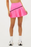 Beach Riot Pleated Active Skort In Radiant Orchid