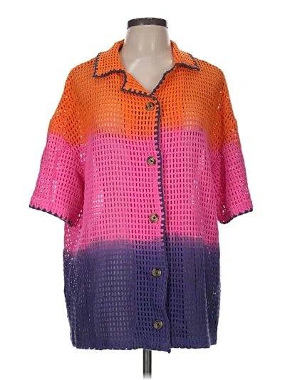 Pre-owned Beach Riot Poncho In Orange