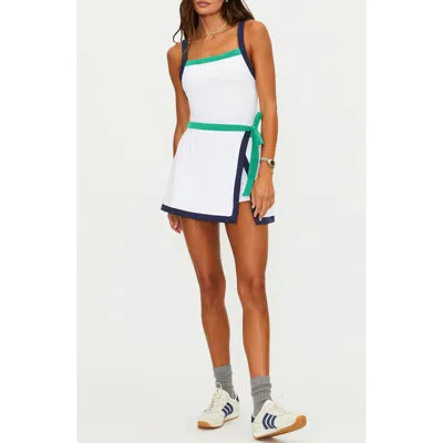 Beach Riot Prim Sleeveless Minidress In White