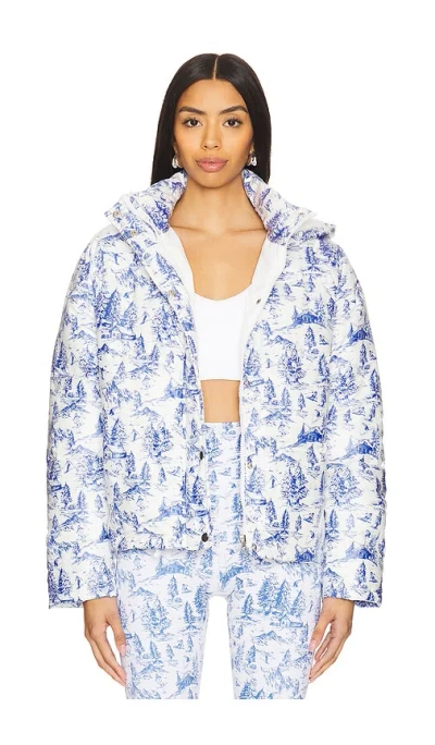 Beach Riot Puffer Coat In Alps Toile