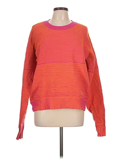 Pre-owned Beach Riot Pullover Sweater In Pink
