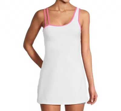 Beach Riot Quincy Mini Dress In Strawberry Cream In White