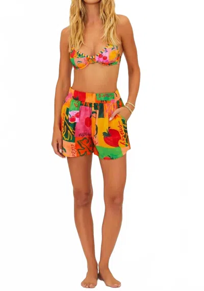 Beach Riot Rayah Pull-on Short In Fruit Market In Multi