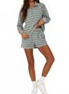 Beach Riot Rayah Short In Green In Blue