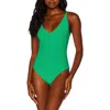 Beach Riot Reese Rib One-piece Swimsuit In Technicolor